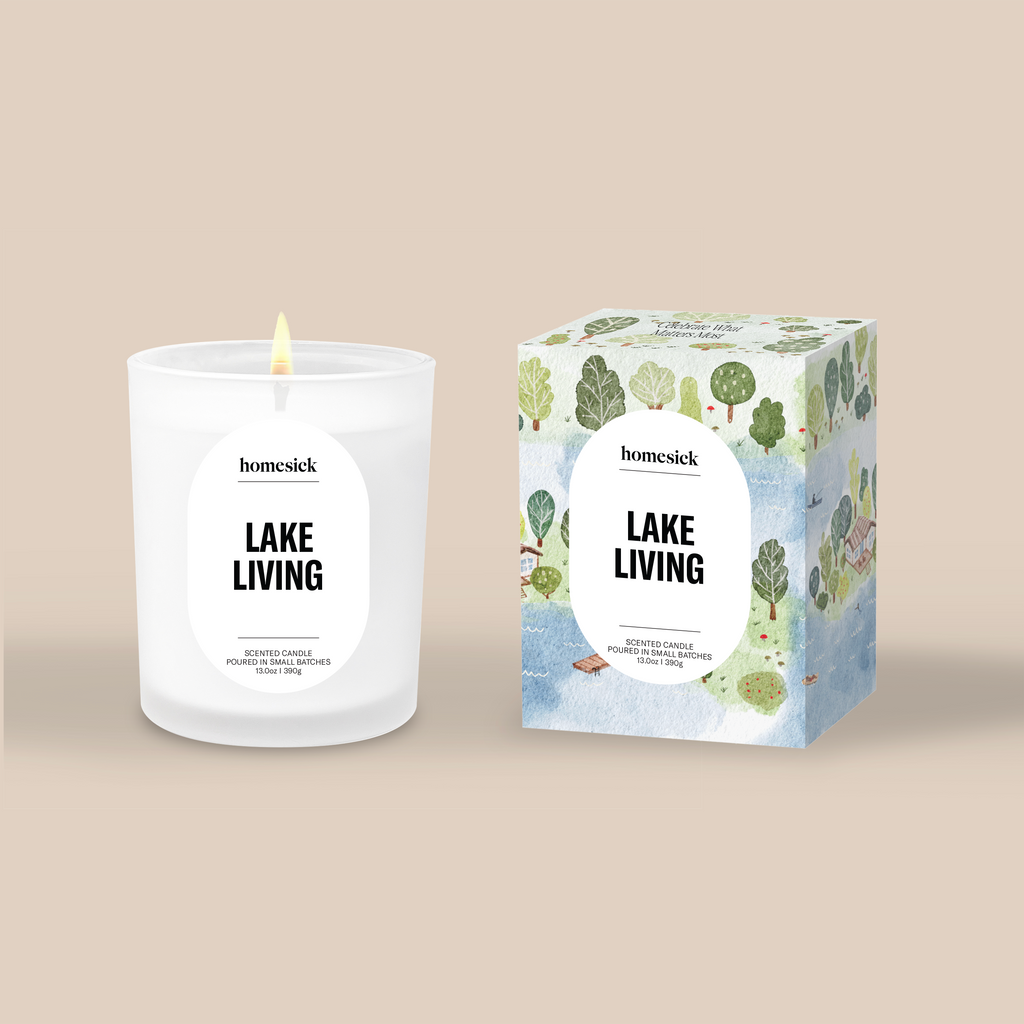 Decorative Candle, Lake Living for Entryways, Mantels and Everyday Home Ambience, Designed for Living Rooms, Bedrooms and Relaxing Evenings image 1