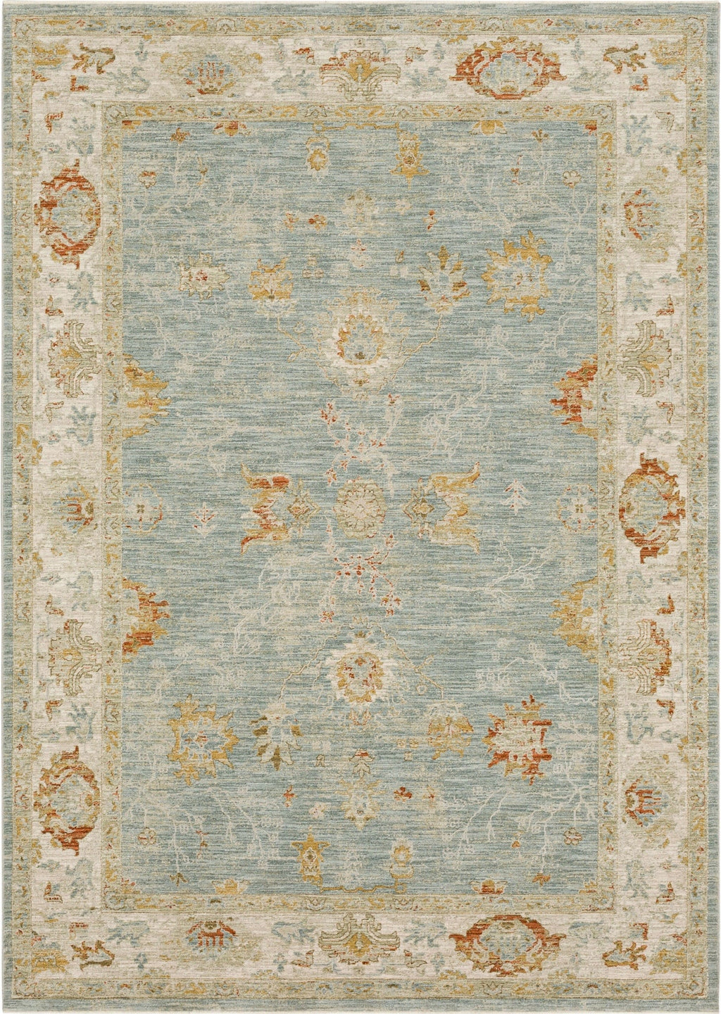 Area Rug, Adalia Amasya Blue for Living Rooms, Bedrooms and Entryways, 7 Size Options, Designed for Hallways, Dining Spaces and Home Decor image 1