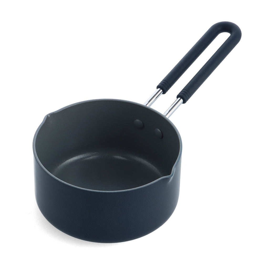 Saucepan, Ceramic Nonstick 1 Quart Navy, Dishwasher-Safe Care for Sauces, Grains and Everyday Stovetop Cooking image 1