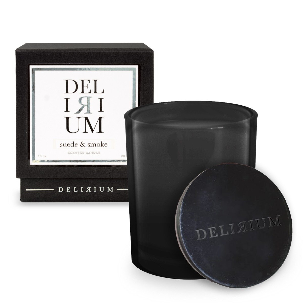 Decorative Candle, Suede & Smoke for Entryways, Mantels and Everyday Home Ambience, Designed for Everyday Home Use image 1