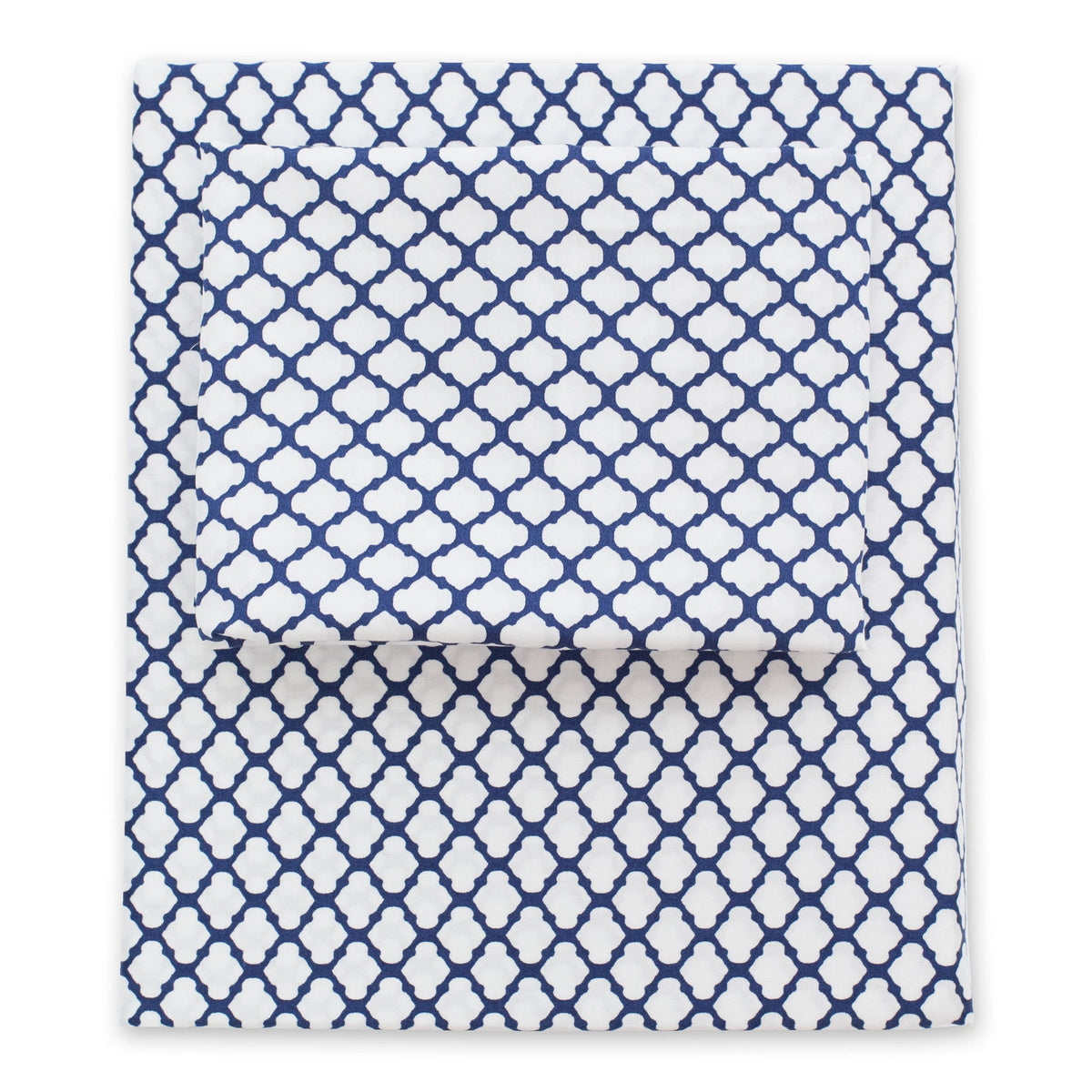 Bed Sheet Set, Blue Cloud (Fitted, Flat, & Cases) for Master Bedrooms, Guest Beds and Daily Use, 6 Size Options image 1
