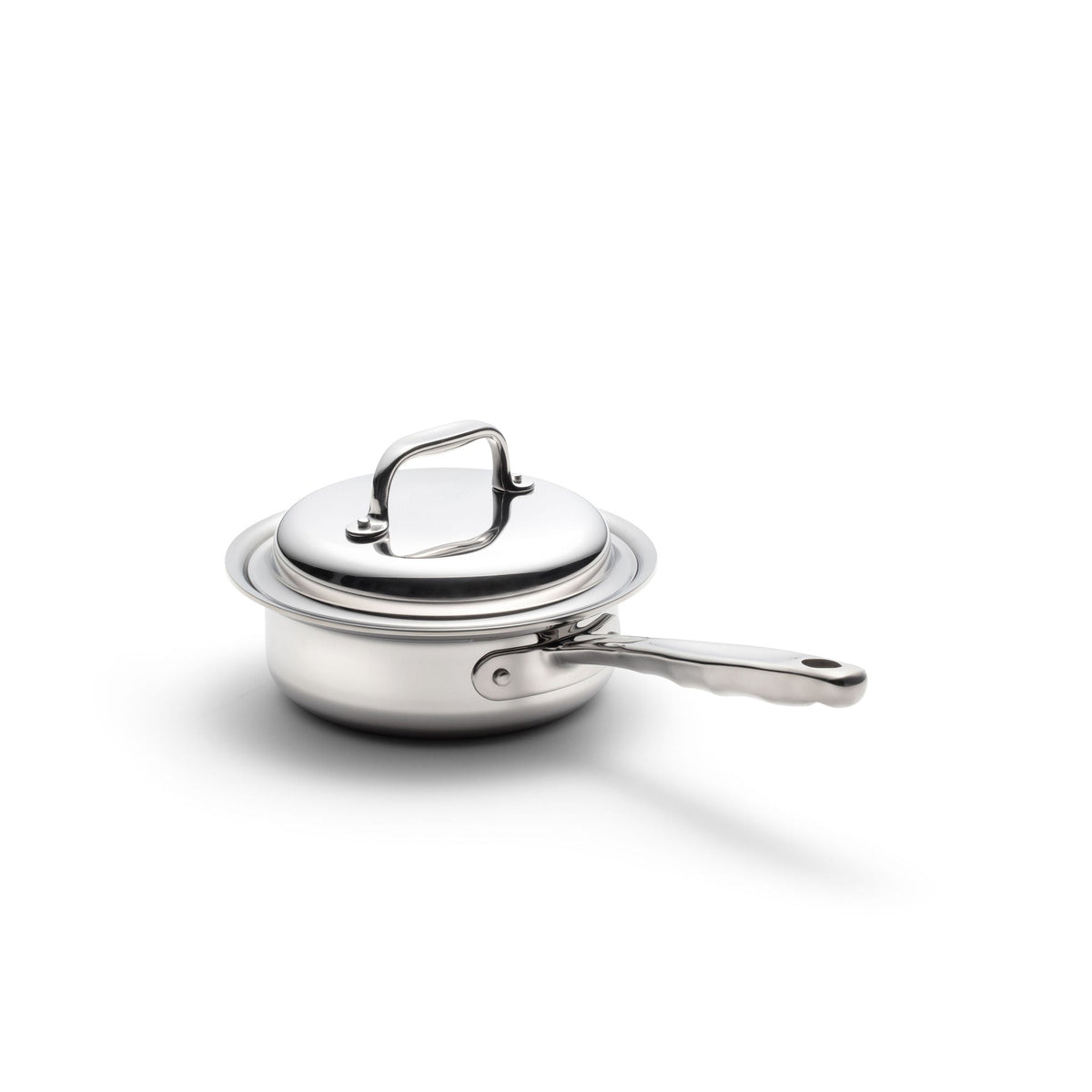 Stainless Steel Saucepan, 1 Quart with Cover, Stainless Steel Construction for Sauces, Grains and Everyday Stovetop Cooking image 1