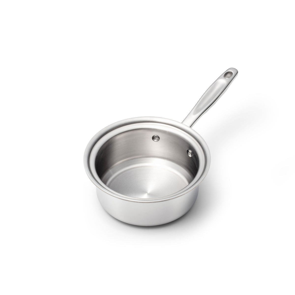 Stainless Steel Saucepan, 1.75 Quart with Cover, Stainless Steel Construction for Simmering, Reheating and Daily Meal Prep image 1