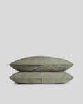 Pillowcase Set, Percale (Moss), Lightweight Design for Guest Rooms and Daily Bedroom Comfort, 2 Size Options image 1