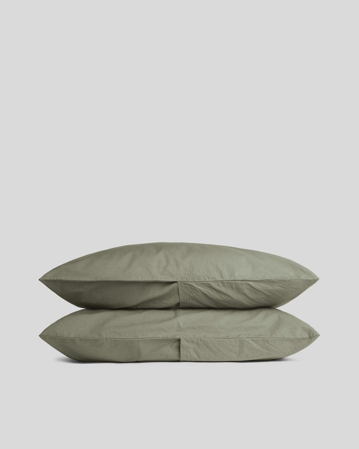 Pillowcase Set, Percale (Moss), Lightweight Design for Guest Rooms and Daily Bedroom Comfort, 2 Size Options image 1