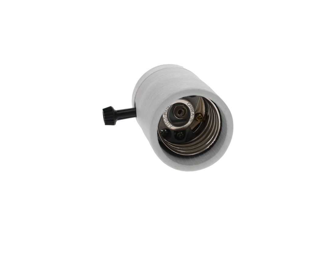 Home Lighting, 3 Way Mogul Porcelain Socket (48102) for Desks, Side Tables and Warm Room Lighting image 1