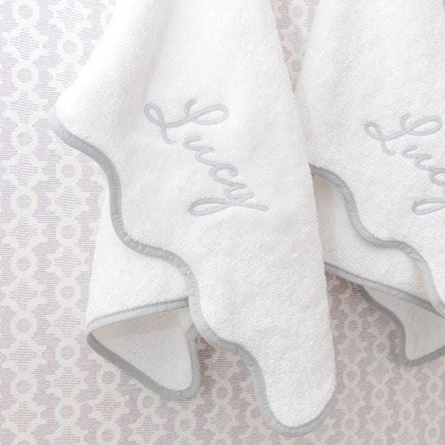 Bath Towel, Scallop for Daily Bathroom Routines and Guest Baths, 8 Color Options, Designed for Home Bathrooms and Everyday Care image 1