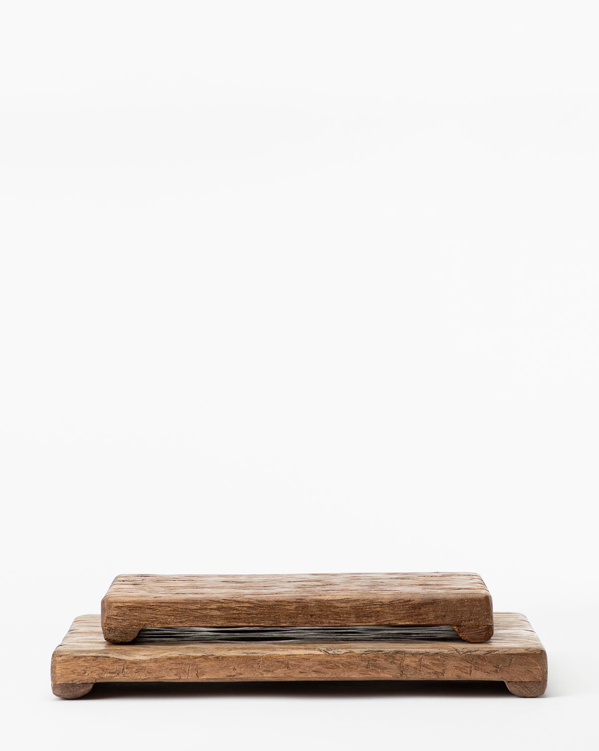 Dinnerware, Mango Wood Rectangular Pedestal for Family Dining, Serving and Entertaining, 2 Size Options image 1