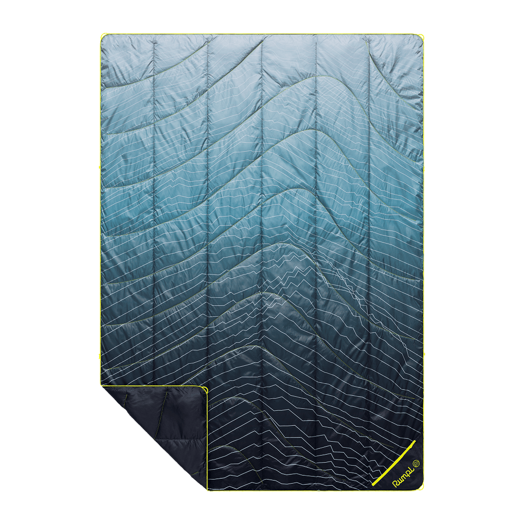 Cozy Throw Blanket, Backcountry Puffy Moraine Mist, Waterproof Protection for Living Rooms, Bedrooms and Everyday Lounging image 1