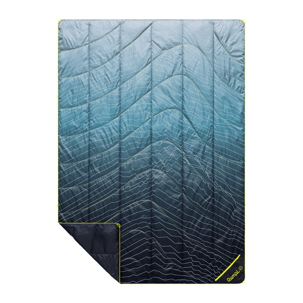 Cozy Throw Blanket, Backcountry Puffy Moraine Mist, Waterproof Protection for Living Rooms, Bedrooms and Everyday Lounging image 1