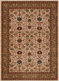 Area Rug, Spice Market Keralam Cream for Living Rooms, Bedrooms and Entryways, 5 Size Options image 1