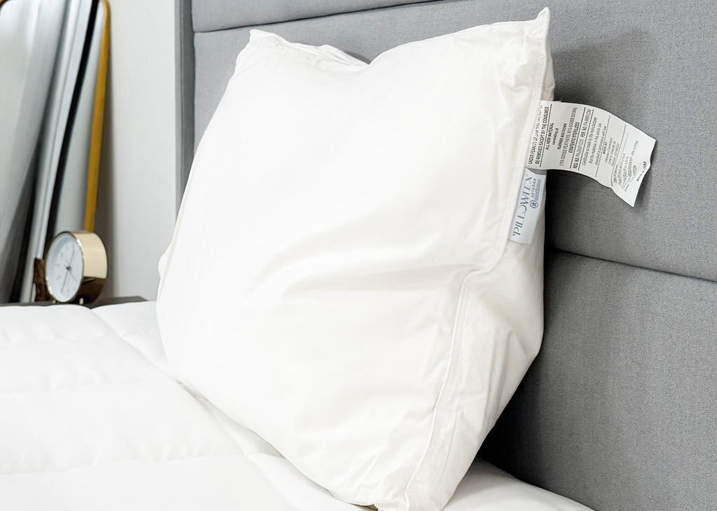 Bed Pillow, High End White Goose Down Soft Support for Sleeping, Reading and Bedroom Comfort, 3 Size Options image 1