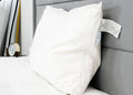 Bed Pillow, High End White Goose Down Soft Support for Sleeping, Reading and Bedroom Comfort, 3 Size Options image 1