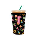 Reusable Cup Sleeve, Summer Sweets, Neoprene Construction for Coffee Cups, Daily Commutes and Dry Hands, 2 Size Options image 1