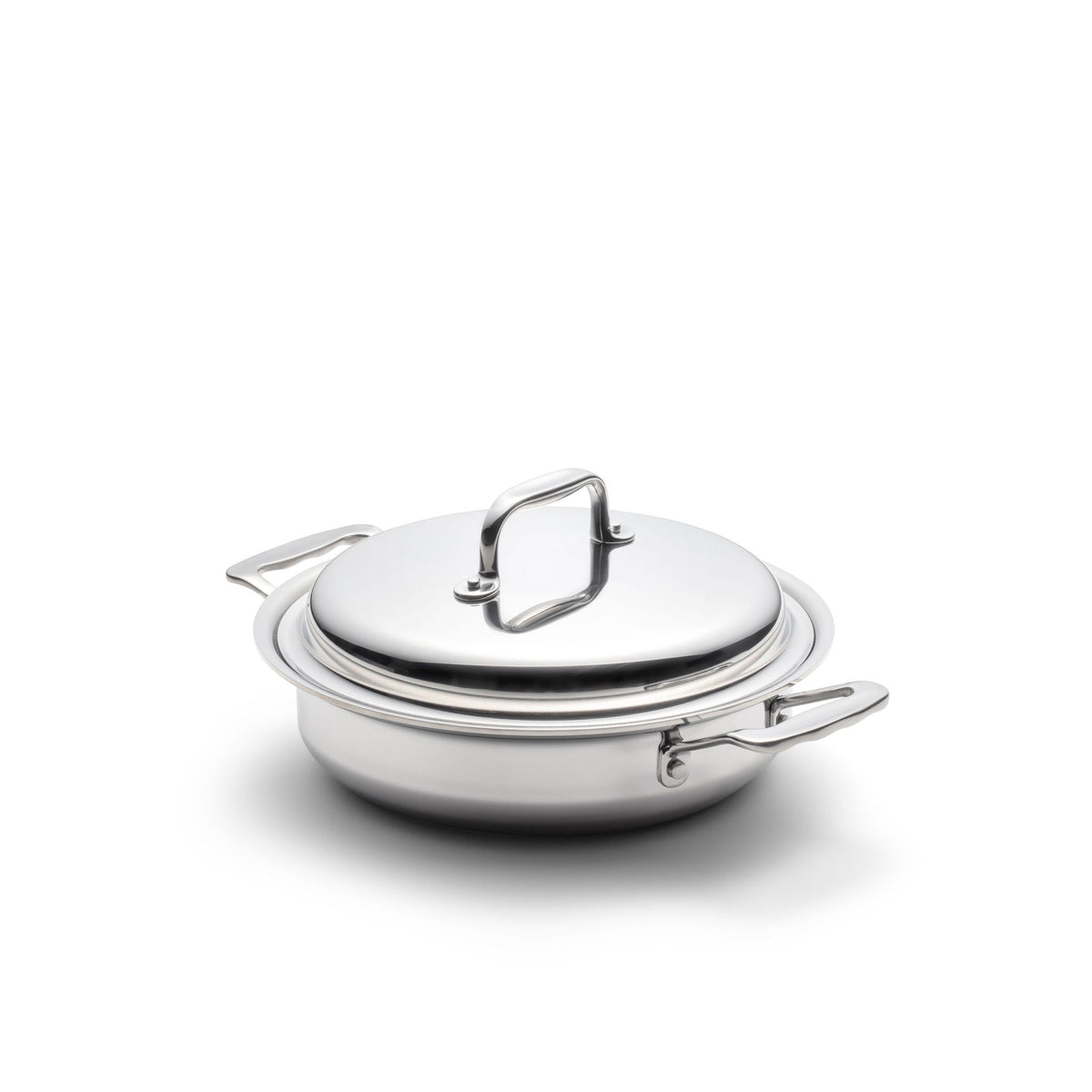 Stainless Steel Saucepan, 2.3 Quart Casserole with Cover, Stainless Steel Construction for Simmering, Reheating and Daily Meal Prep image 1