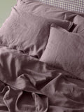 Pillowcase Set, Elderberry Linen Blend (Pair), Breathable Construction for Everyday Bedding and Bedroom Refreshes, 3 Size Options image 1