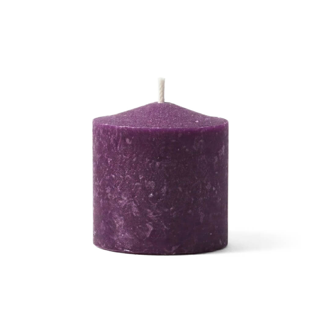 Decorative Candle, Richland Votive Unscented Purple 10 Hour Set for Living Rooms, Bedrooms and Relaxing Evenings image 1