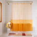 Shower Curtain, Orient Tangerine, EVA Material, 12 Gauge Material for Bathroom Showers, Privacy Screening and Everyday Decor image 1