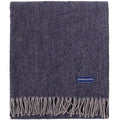 Cozy Throw Blanket, Factory Second Ashby Twill Wool Navy for Sofas, Beds and Relaxing at Home image 1