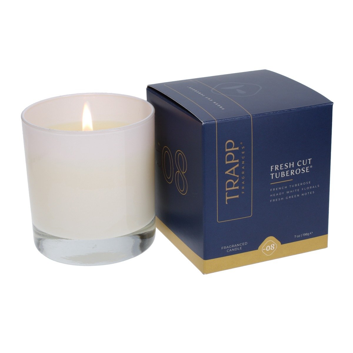 Decorative Candle, Fresh Cut Tuberose #8 for Living Rooms, Bedrooms and Relaxing Evenings, Designed for Everyday Home Use image 1