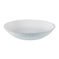 Wood Serving Bowl, Low Pearl for Dining Tables, Entertaining and Everyday Meals, Designed for Family Meals, Salads and Tabletop Serving image 1