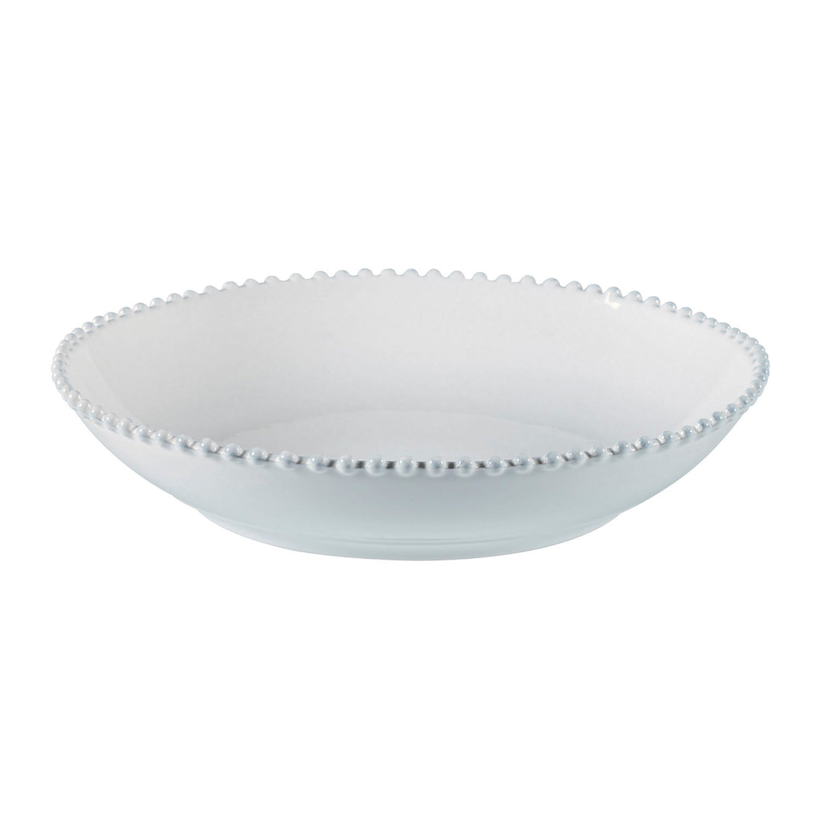Wood Serving Bowl, Low Pearl for Dining Tables, Entertaining and Everyday Meals, Designed for Family Meals, Salads and Tabletop Serving image 1