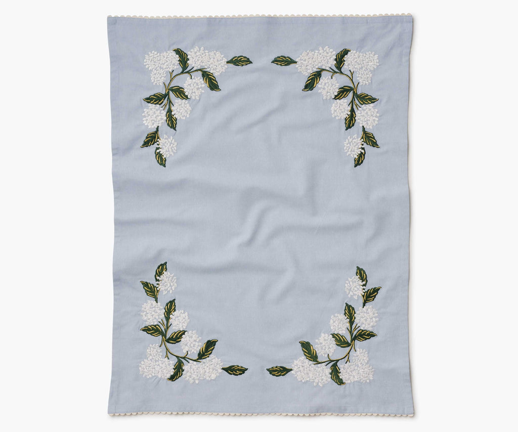 Kitchen Tea Towel, Hydrangea for Dish Drying, Kitchen Cleanup and Farmhouse Kitchen Displays image 1