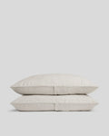 Pillowcase Set, Linen (Bone) for Guest Rooms and Daily Bedroom Comfort, 2 Size Options, Designed for Everyday Bedding and Bedroom Refreshes image 1