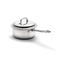Stainless Steel Saucepan, 3 Quart with Cover, Stainless Steel Construction for Simmering, Reheating and Daily Meal Prep image 1
