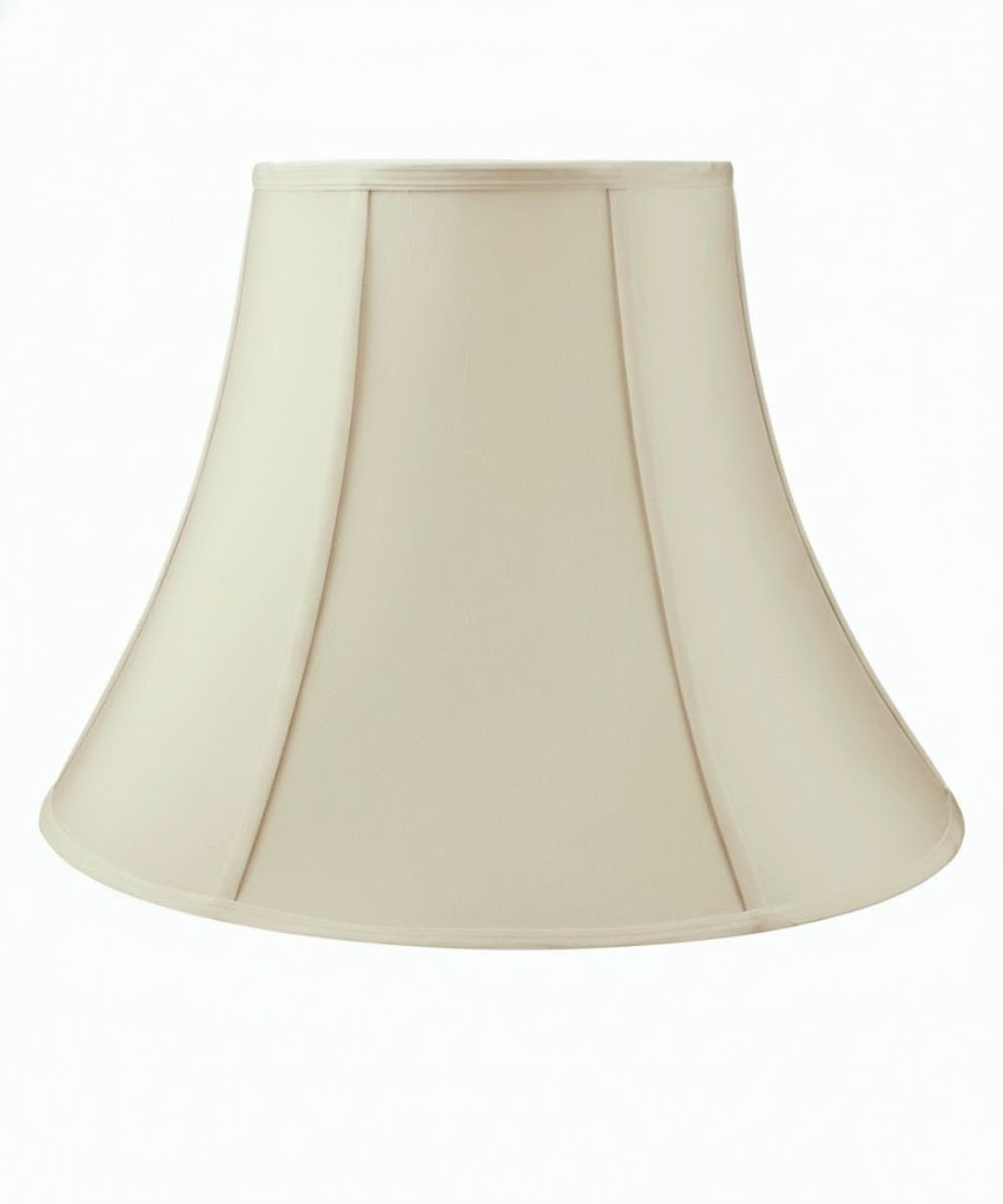 Fabric Lamp Shade, 20"W x 15"H Egg Shell Shantung Bell for Table Lamps, Floor Lamps and Soft Room Lighting image 1