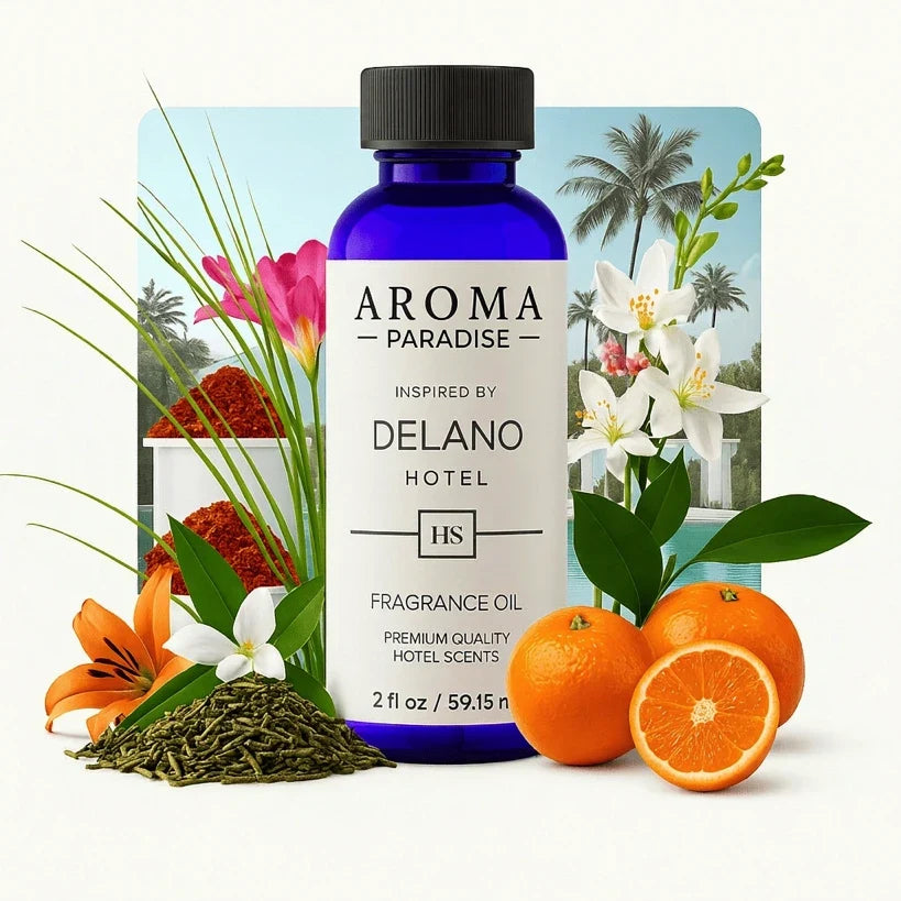 Home Fragrance Oil, Delano Hotel inspired Premium Long Lasting & for Bedrooms, Living Rooms and Everyday Home Ambience, 3 Size Options image 1