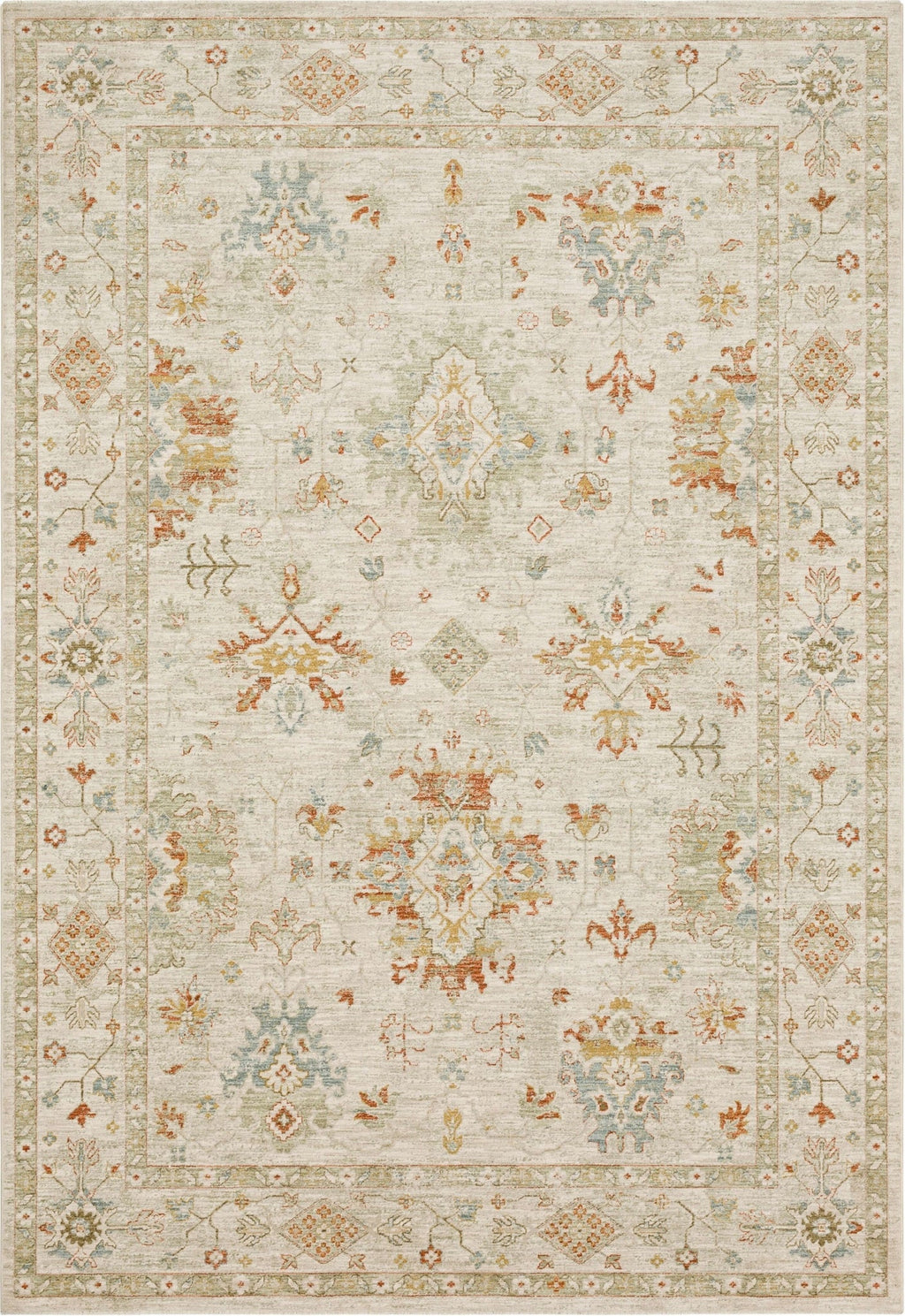 Area Rug, Adalia Tunceli Cream for Hallways, Dining Spaces and Home Decor, 7 Size Options, Designed for Living Rooms, Bedrooms and Entryways image 1