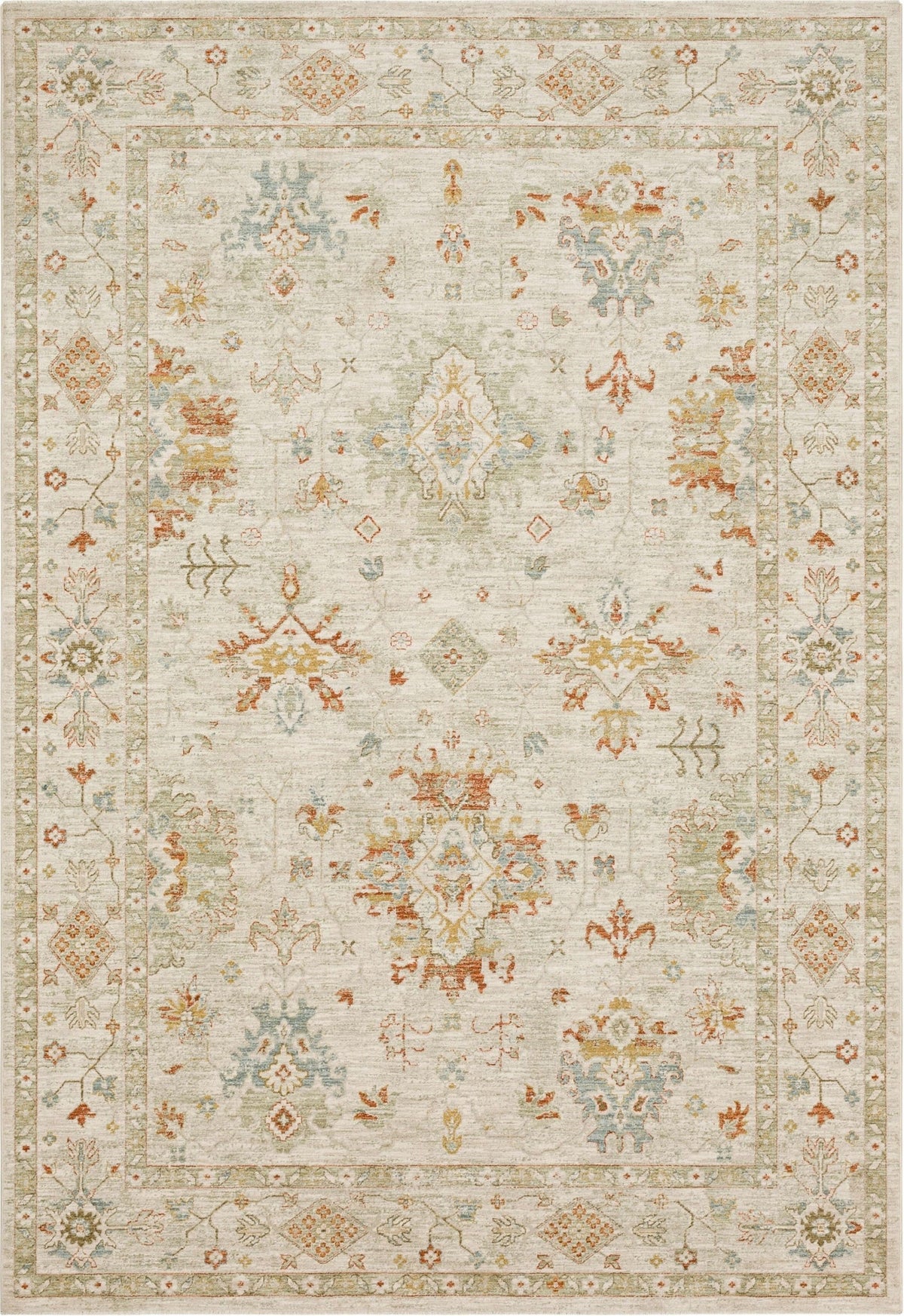 Area Rug, Adalia Tunceli Cream for Hallways, Dining Spaces and Home Decor, 7 Size Options, Designed for Living Rooms, Bedrooms and Entryways image 1