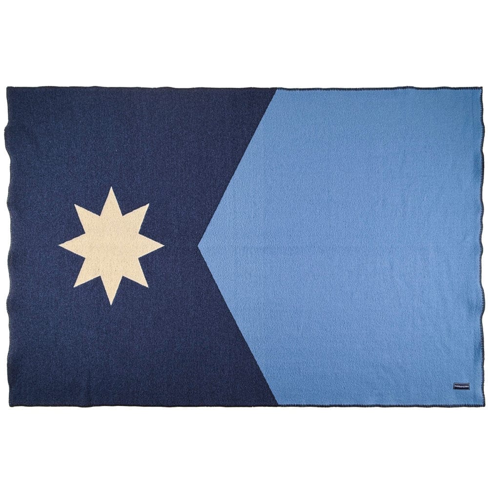 Cozy Throw Blanket, Minnesota Flag Wool for Living Rooms, Bedrooms and Everyday Lounging, Designed for Sofas, Beds and Relaxing at Home image 1