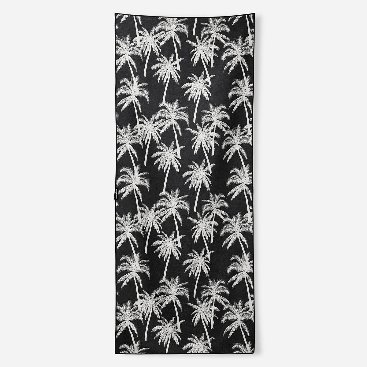 Bath Linen, Original Towel: Bunch Palms Black for Daily Bathroom Routines and Guest Baths, Designed for Home Bathrooms and Everyday Care image 1