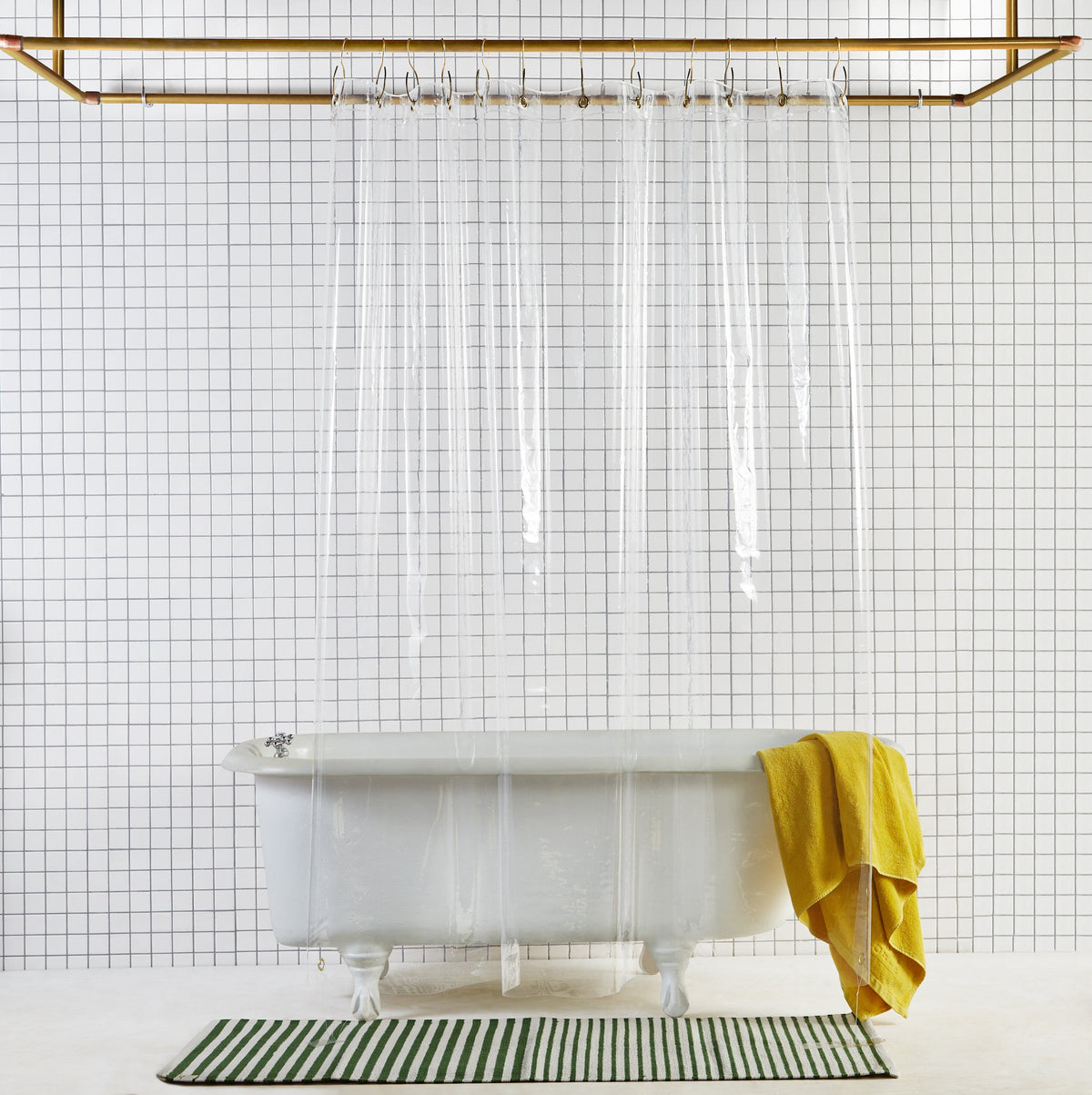 Bathroom Accessory, Sun Shower Air for Guest Baths and Daily Bathroom Routines, 2 Grommet Options image 1