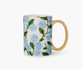 Coffee Mug, Porcelain Hydrangea for Kitchen Tables, Workspaces and Daily Hydration, Designed for Everyday Drinks, Home and Entertaining image 1