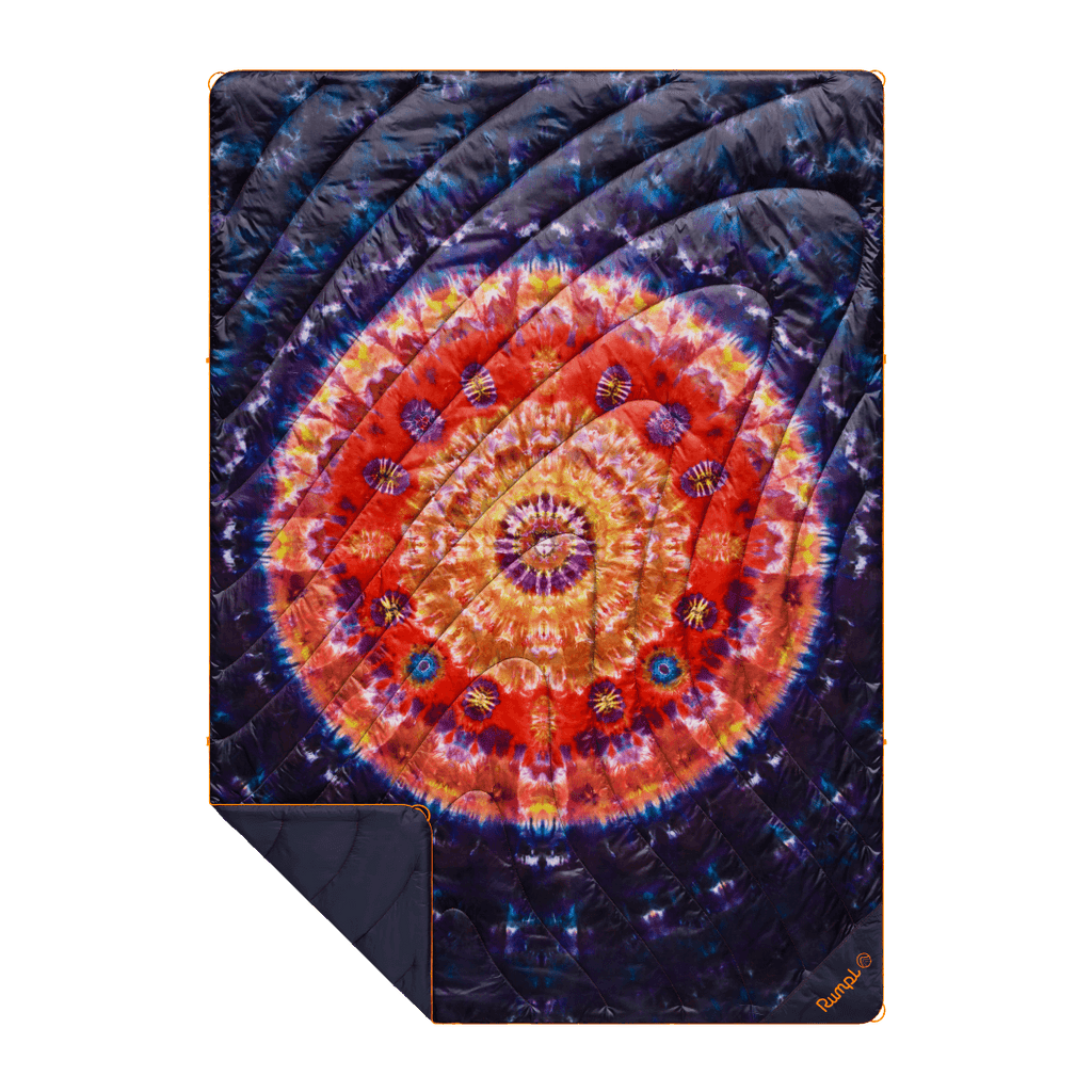 Cozy Throw Blanket, Original Puffy Tapestry Tie Dye for Living Rooms, Bedrooms and Everyday Lounging image 1