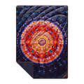 Cozy Throw Blanket, Original Puffy Tapestry Tie Dye for Living Rooms, Bedrooms and Everyday Lounging image 1
