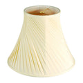 Fabric Lamp Shade, 16"W x 12"H Crisp Linen Twist Bell for Lamp Replacement, Reading Corners and Living Spaces image 1