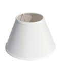 Lamp Shade, 12"W x 8"H THREADED UNO Downbridge White for Lamp Replacement, Reading Corners and Living Spaces image 1