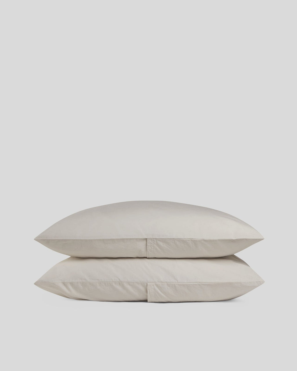 Pillowcase Set, Brushed Cotton (Bone) for Everyday Bedding and Bedroom Refreshes, 2 Size Options image 1