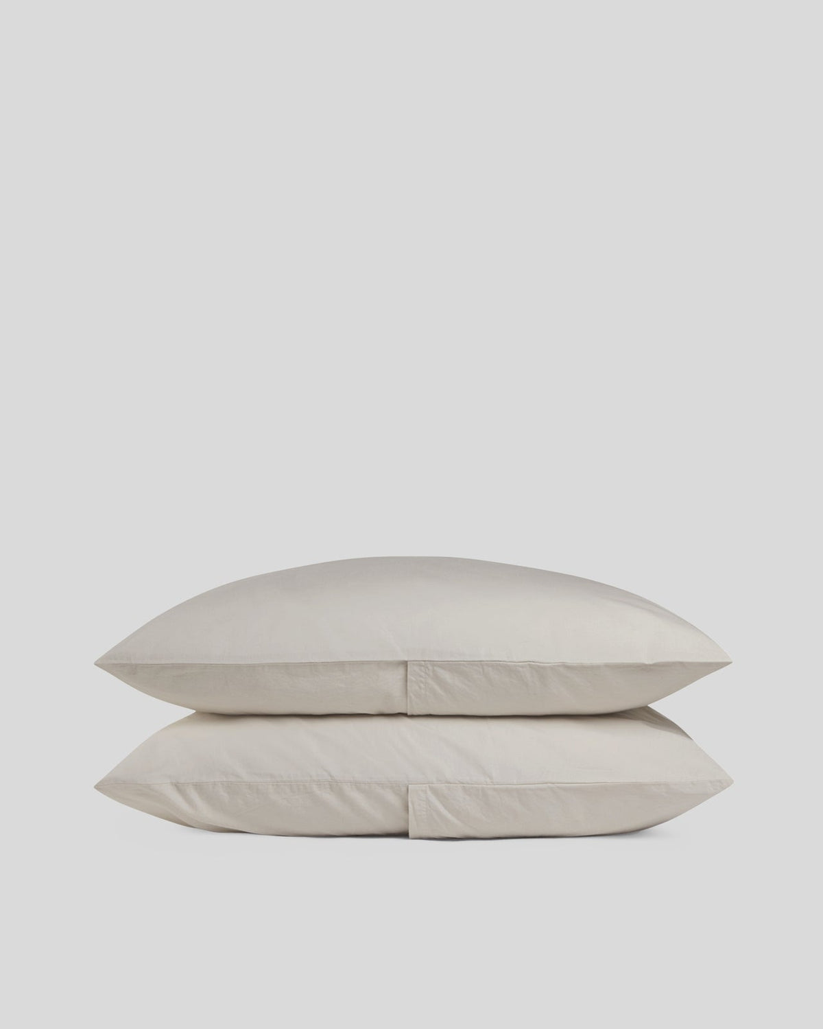 Pillowcase Set, Brushed Cotton (Bone) for Everyday Bedding and Bedroom Refreshes, 2 Size Options image 1