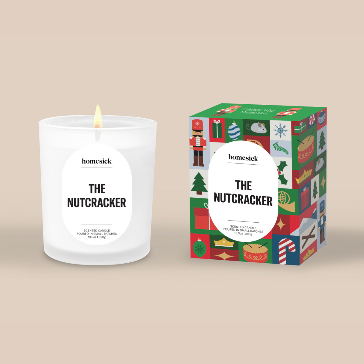 Decorative Candle, Nutcracker for Entryways, Mantels and Everyday Home Ambience, Designed for Living Rooms, Bedrooms and Relaxing Evenings image 1