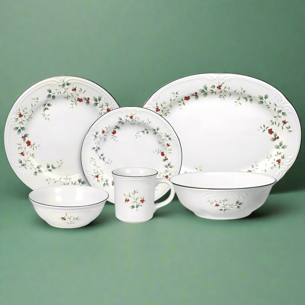 Dinnerware, Winterberry Service for 8 with Serveware, Dishwasher-Safe Care for Everyday Meals and Table Settings image 1
