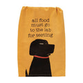 Kitchen Tea Towel Set, All Food Must Go To Lab For Testing for Dish Drying, Kitchen Cleanup and Everyday Home Use image 1