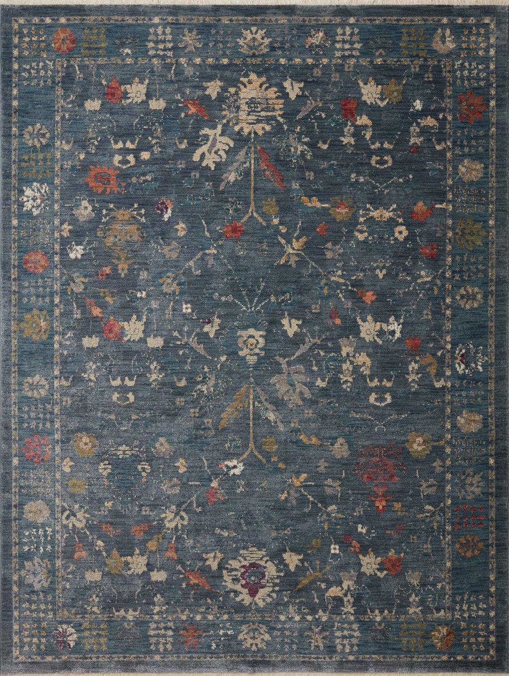 Area Rug, Giada GIA 06 Denim Multi for Living Rooms, Bedrooms and Entryways, 15 Size Options image 1