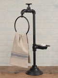 Bath Linen, Spigot Soap and Towel Holder for Home Bathrooms and Everyday Care, Designed for Daily Bathroom Routines and Guest Baths image 1