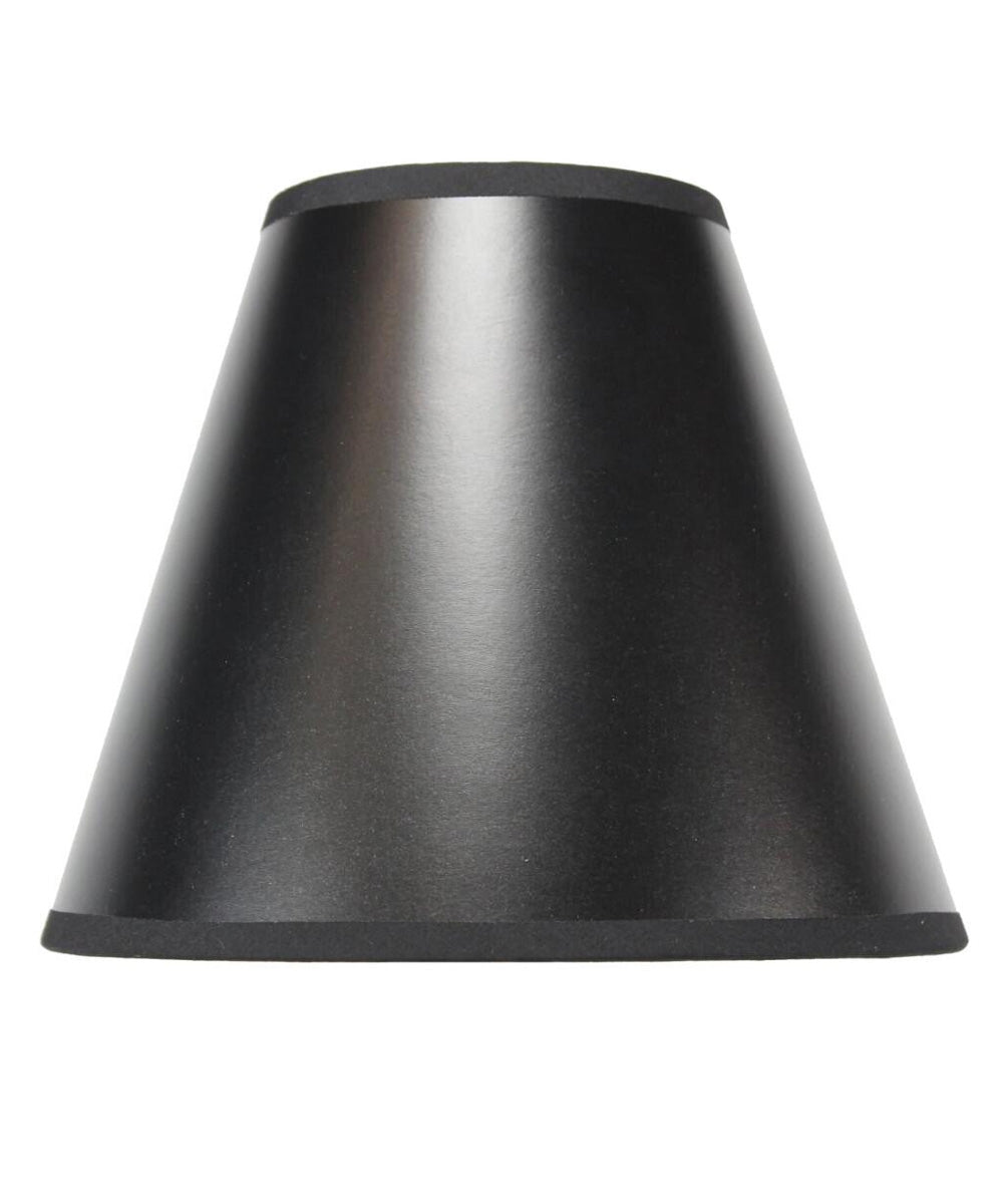 Lamp Shade, 10"W x 9"H Black Parchment Empire for Table Lamps, Floor Lamps and Home Lighting image 1