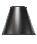 Lamp Shade, 10"W x 9"H Black Parchment Empire for Table Lamps, Floor Lamps and Home Lighting image 1